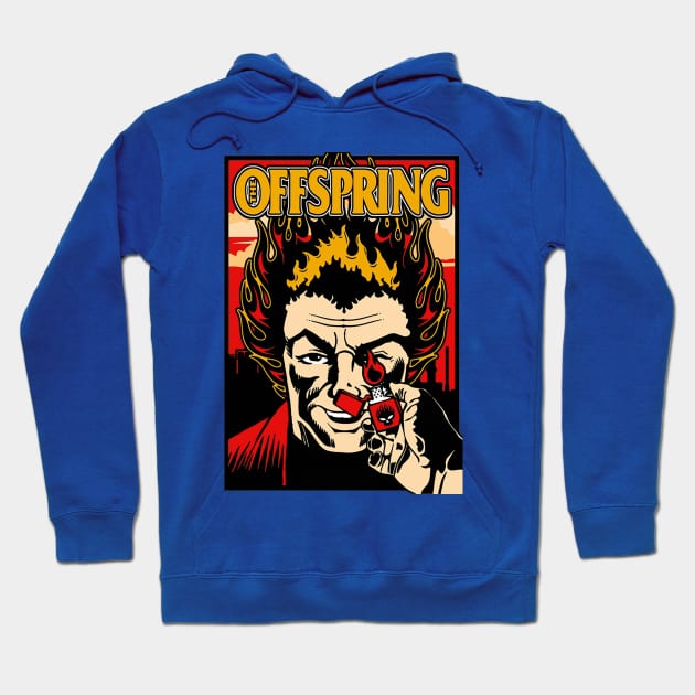 The Offspring Fire Hoodie by Tarat Taban